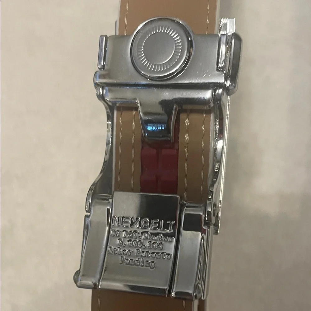 Nexbelt White Rachet Leather Belt - Picture 4 of 9